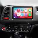 9 Inch Touch Screen Double Din Car Stereo for Honda Vezel XRV/HRV 2014-2019 with Carplay Android Auto - Android 13.0 Car Radio Receiver with GPS Bluetooth  Backup Camera 2+32G