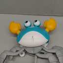 Yeaye Crawling Crab Baby Toys Infant - Tummy Time Toy Gifts for 3 4 5 6 7 8 9 10 11 12 Boy Girl with Learning Crawl System Music for 0-6 6-12 12-18 36 Months Walking Toddler Birthday Gift (Green)