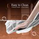 100% Pure Mulberry Silk Pillowcase for Hair and Skin - 22 Momme 6A Zippered Silk Pillow Case-King 20"x36" Gifts for Women(Pack of Silk Pillowcases and Eye Mask Set) (Silver Grey)