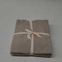 Bedsure 100% Washed Cotton Duvet Cover Oversized Queen - Khaki Minimalist Cotton Duvet Cover Linen Like for All Seasons - GentleSoft Plain Simple Bedding, 3 Pieces (Khaki, Oversized Queen, 98"x98")