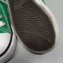 Toddler Little Kid Cushioned Canvas Shoes Slip On Sneakers Soft and Durable (Green, 7)