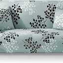 Lamberia Printed Sofa Cover Stretch Couch Cover Sofa Slipcovers for Couches and Loveseats with Two Pillow Case (Fall, Loveseat) (Light Green)