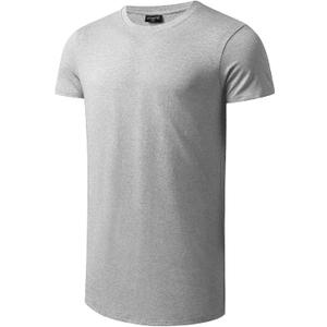 LETAOTAO Mens Tall T Shirts Tie Dye Shirts for Men Extra Long Tshirts Longline Hipster Print Tee for Tall Men (Gray-2)