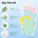 QUSTERE Pimple Patches for Face, Hydrocolloid Acne Patches, Cute Star Zit Covers, Colorful Spot Stickers with Tea Tree, Salicylic Acid & Cica Oil| 3 Sizes (10mm, 12mm & 14mm) |200 Count