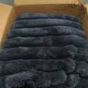 Heated Throw Blanket, Faux Fur Cozy Heating Blanket with Overheat Protection, 1/2/4/6/8 Hours Auto-Off 10 Heat Level, Machine Washable (50x60 Inches, Darkgrey)