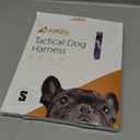 AUROTH Tactical Dog Harness for Dogs No Pull Adjustable Pet Harness Reflective K9 Working Training Easy Control Pet Vest Military Service Dog Harnesses (S, Purple Camo) (S(Neck:14-21",Chest:20-31"),18-35 lbs)