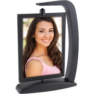 Neil Enterprises Inc. 5" x 7" Black Spinning Picture Frame