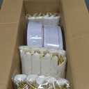 WELLIFE 350-Piece Gold Disposable Plates and Cutlery Set - Premium 10.25" Dinner Plates, 7.5" Dessert Plates, 9oz Cups & Cutlery for Weddings, Catering Events - 50 Guest Service - Elegant & Sturdy