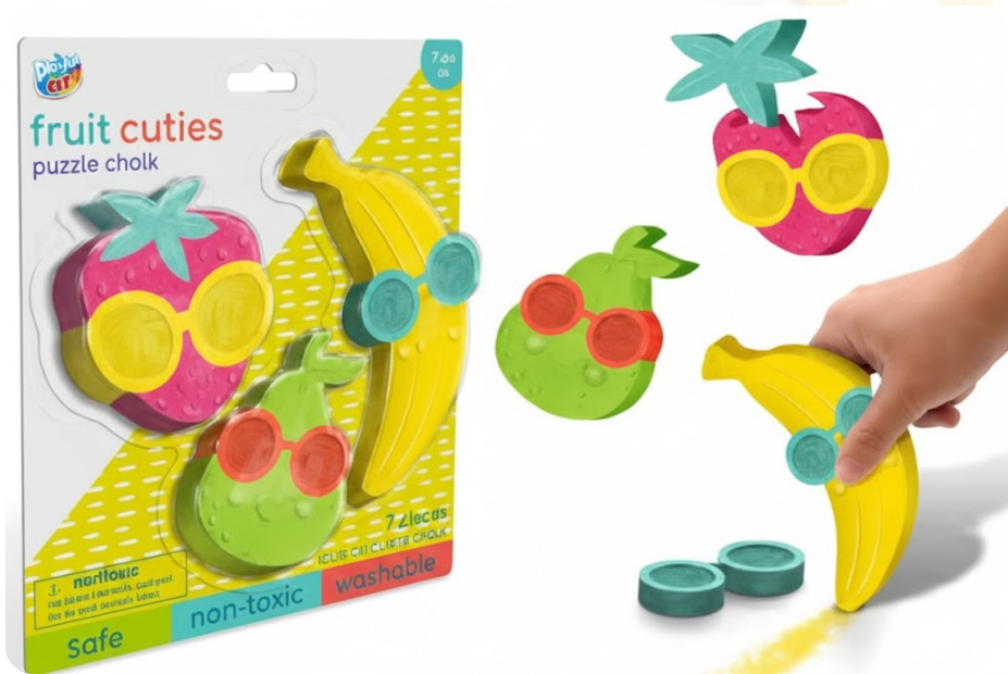 Puzzle Chalk Fruit AND 2 Bubbele Gabby's Dollhouse