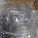 Ziliny 100 Count 90mm/3.5inch Dome Lids, Clear Pet Lids for Plastic Cup Disposable Cover for Cold Brew, Coffee, Beer, Cocktail, Wine or Beverage Cups