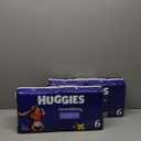 Huggies Size 6 Overnites Baby Diapers: Overnight Diapers, Size 6 (35+ lbs), 84 Ct (2 Packs of 42), Packaging May Vary