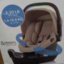 Evenflo Revolve180 LiteMax NXT Rotating Preemie and Infant Car Seat | w/ SensorySoothe, Green & Gentle Fabric, SensorSafe, Rear-Facing Mode 3-30 lbs, Lighweight, Easy Install Base (Topaz) Manufactured Date 05-22-2026