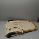 ANGELBLISS Baby Bouncer, Portable Bouncer Seat for Babies, Infants Bouncy Seat with Mesh Fabric, Natural Vibrations (Beige)