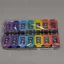 Niorasen Ankle Socks for Men, 6 Pairs Bamboo Rayon Breathable Sports Low Cut Thin, Multicolor Size 6-8 9-11 12-14