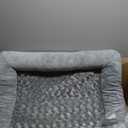 BFPETHOME Dog Beds for Large Dogs, Orthopedic Dog Bed for Medium Large Dogs,Big Waterproof Couch Pet Bed with Removable Washable Cover (36"L x 27"W x 6.5"Th, Grey)