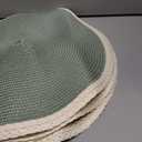 Round Placemats Set of 6, Woven Table Mats, Mint Green