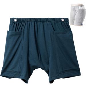 New Type of Urine Bag Pants,Underwear Urine Bag Pants for Elderly,Urine Drainage Bag Underwear,Nephrostomy Bag Pants for Abdominal Surgeries Patient (X-Large, Dark Blue)