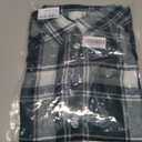 LOMON Womens Long Sleeve Button Down Shirts Casual Loose Fit Cotton Collared Blouses (Green, L)