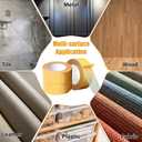 2 Rolls Double Sided Rug Tape to Fasten Area Rug 2 Inch x 66 Feet, Non Slip Rug Gripper Fabric Tape for Outdoor Carpet, Making DIY Crafts, Paste Photo