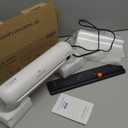 Laminator Machine 9-Inch Portable Thermal Laminater with Hot & Cold Modes, A4 Small Laminating Machine with ABS Jam-Release, 3-Min Warm-Up, 6-in-1 Photo Laminator Kit for Home and Class, White