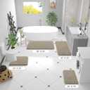 OLANLY Bathroom Rugs 36x24, Extra Soft Absorbent Chenille Bath Rugs, Rubber Backing Quick Dry, Machine Washable Bath Mats for Bathroom Floor, Tub and Shower, Home Decor Accessories, Warm Taupe