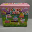 [ 6 Surprise Golden Eggs ] 100 Pack Prefilled Easter Eggs with Assorted Toys Inside, 100 Plastic Easter Eggs Fillers with Toys, Pre-filled Easter Egg Hunt Stuffed, Easter Basket Stuffers
