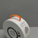 Bubble Machine Automatic Bubble Blower for Kids Toddlers Rechargeable Battery Portable Bubble Maker Electric Bubble Machine Auto Rotating 90/360 Outdoor Toy (White)