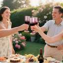 Ciaell 12 PCS Pink Plastic Ribbed Wine Glasses - 10 OZ Plastic Square Wine Glasses with Stem - Disposable Champagne Cups for Parties & Weddings & Mother's Day