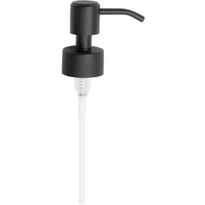 Kapitan Soap Dispenser Pump Replacement Head Black Spare Stainless Steel 28Mm Brushed Finish (1 Piece - Black)
