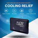 FlexiKold Gel Soft Flexible Ice Packs for Injuries - Reusable Freezer Cold Pack, Cold Compress & Cooling Gel Pad for Face, Shoulder, Hip, Leg, Arm, Ankle & Foot Injury - Medium - 7.5 x 11