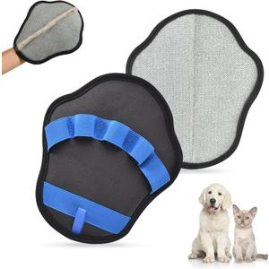 AstraLoom Pet Hair Removal Gloves for Dogs & Cats, 2026 Newly Upgraded Five-Finger Reusable Electrostatic Pet Hair Glove, Pet Hair Remover Tool for Sofa, Bed,Carpet, Clothing and Car Seat (2)