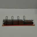 Spectrum Wall Mount Wood 5-Hook Rack 12,7cm x 50,8cm x 9,5cm