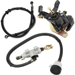 Rear Brake Caliper Master Cylinder Hose Assy for Yamaha 1995-2005 Wolverine 350 4x4 YFM350F 1UY-2580W-01-00 4KB-2583V-00-00 4KB-25874-00-00 2NL-25850-50-00