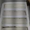 4 Pieces White Ceramic Radiator Hanging Humidifier SetControls Dry Air Moisture Humidity with Free Hanging S HooksEco Friendly No Electricity Required, Easy to Clean (Ceramic White)