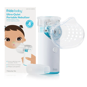 Frida Baby Nebulizer for Babies, Portable Nebulizer for Kids, Babies, Infants & Adults, UltraQuiet Handheld Nebulizer with Mask + Diffuser, Congestion + Flu Relief