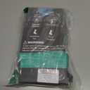 Mens Bamboo Viscose Crew Compression Running Socks Athletic Hiking Cushioned Wicking Anti-Blister Seamless (M)