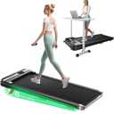 TREAFLOW Walking Pad,Treadmill with Incline for Home Office, 2.5HP Portable Under Desk Treadmill with 265 Lbs Capacity,Remote Control, Led Display, Silver