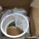 Tondiamo 4 Inch Backwater Valve Drain Backflow Preventer Valve Prevent Sewage and Rainwater from Flowing Back(White PVC)