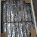 VASAGLE Coat Rack, Hall Tree with Shoe Bench for Entryway, Entryway Bench with Coat Rack, 4-in-1, with 9 Removable Hooks, a Hanging Rod, 13.3 x 28.3 x 72.1 Inches, Rustic Brown and Black UHSR40B