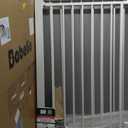 Babelio 36" Tall Baby Gate, PressGuard P7, 29-55" Auto Close Pressure Mounted Dog Gate for Doorways & Hallway, Basics Easy Walk Thru Pet Gate, Extra Wide Metal Child Gate, White