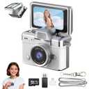 Mini Flip Digital Camera (White)