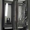 Motion Sensor Outdoor Wall Light 2Pack-15in Modern Dusk to Dawn Porch Sconce Wall Mounted Waterproof Exterior Lighting Fixture E26 Black Lantern for Outside House Garage Entryway (2PK)