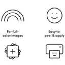 Cricut Vinyl Sticker Paper (50 White Sheets, 8.5x11), Printable Stickers for Inket Printer - Compatible with Cricut Maker, Explore, & Joy Xtra Machines