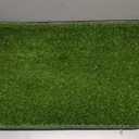 Reusable Dog Loo System with Artificial Grass Turf&Pee Pads&Tray, for Puppy Potty Training is Portable&Easy to Clean,35x23in Large Dog Litter Box Toilet for Indoor/Outdoor useLarge