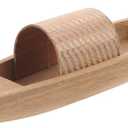 2 x STOBOK Wooden Boat Model 9.84 Inch Small Rowboat Craft Natural Desktop Ornament for Home Office Bedroom Decoration (25.00X5.00X4.50CM)