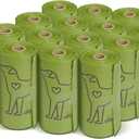 480 Count 13 x 9Dog Poop Bags Rolls, Leakproof Strong & Sturdy Waste Bags for Doggie Cat Pet (1 Count (Pack of 480))