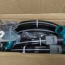 Sprinkler Hose with Holes, Flat Soaker Hose 100 Ft (25 ft 4pack) with Garden Staples and Splitters, Watering Drip Irrigation Hoses for Lawn, Vegetable and Garden Beds (100 ft)