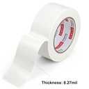 5-Pack White Duct Tape, 2 inches x 30 Yards, 8.27 mil Thickness, Heavy Duty, Strong, Flexible, No Residue, All-Weather and Tear by Hand - for Patch, Protect and Temporary Repairs