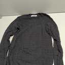 Amazon Essentials Women's Lightweight Long-Sleeve Cable Crewneck Sweater  (Large, Black)