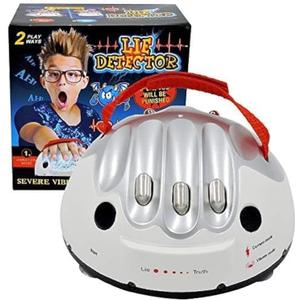 JULAN Upgrade Micro Electric Shocking Lie Detector, Tricky Novelty Game Interesting Polygraph Test Truth Or Dare Game for Party Analyzer Consoles Gifts